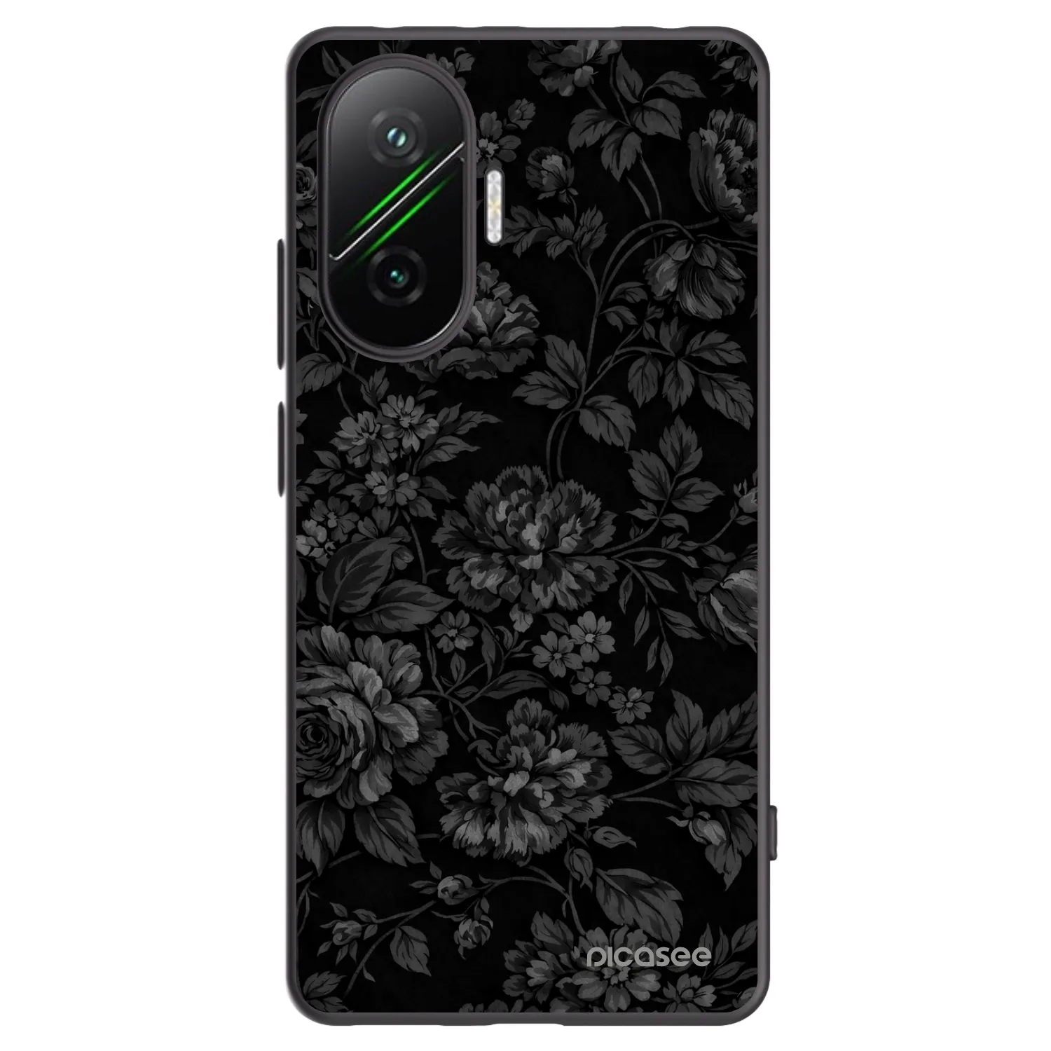 Picasee silikonowe czarne etui na Xiaomi Poco F7 5G - Dark Romance