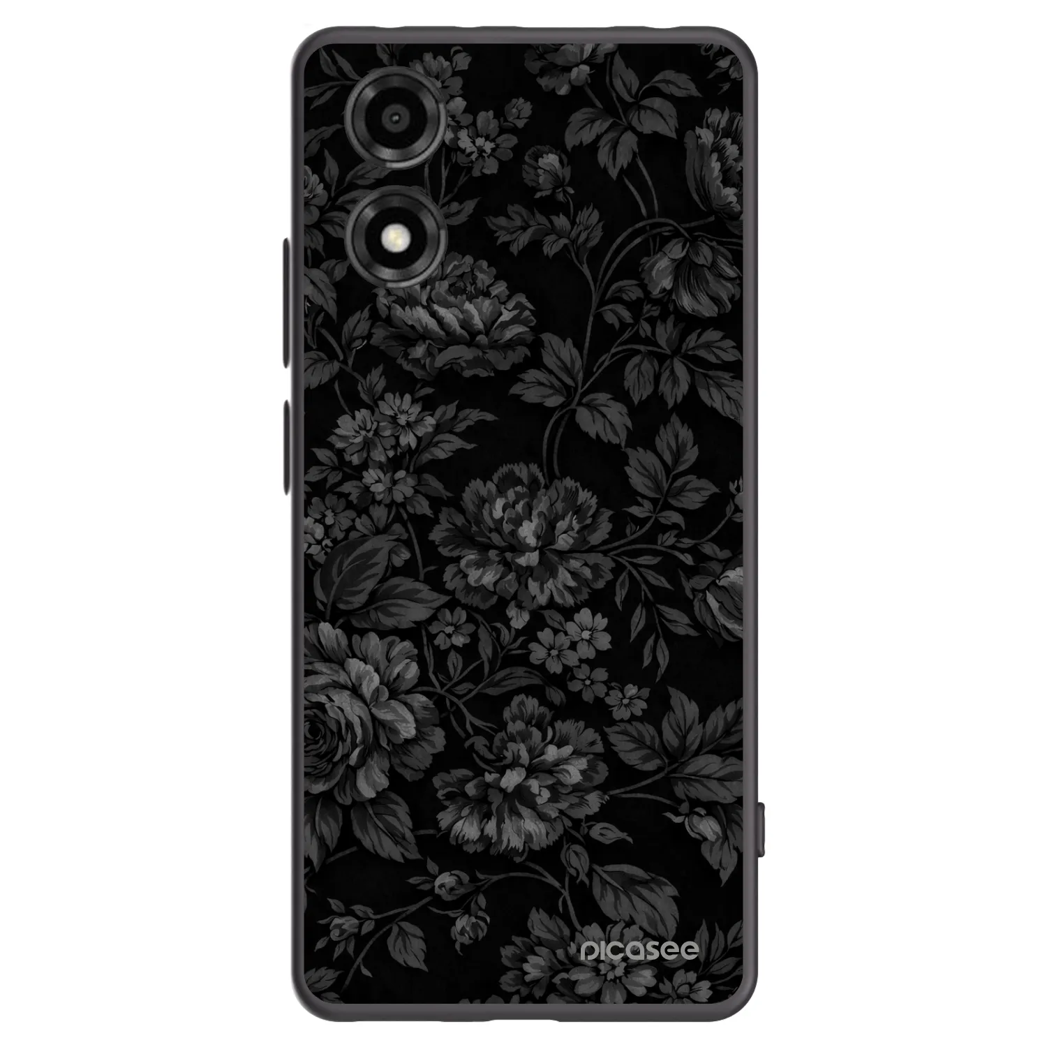Picasee silikonowe czarne etui na Motorola Moto E14 - Dark Romance