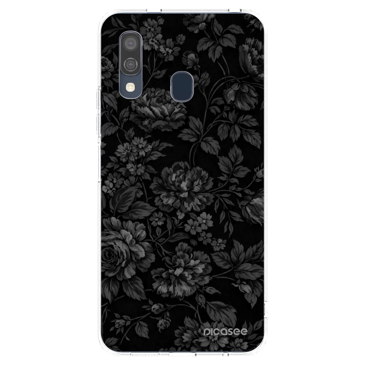 Picasee silikonowe przeźroczyste etui na Samsung Galaxy A40 A405F - Dark Romance