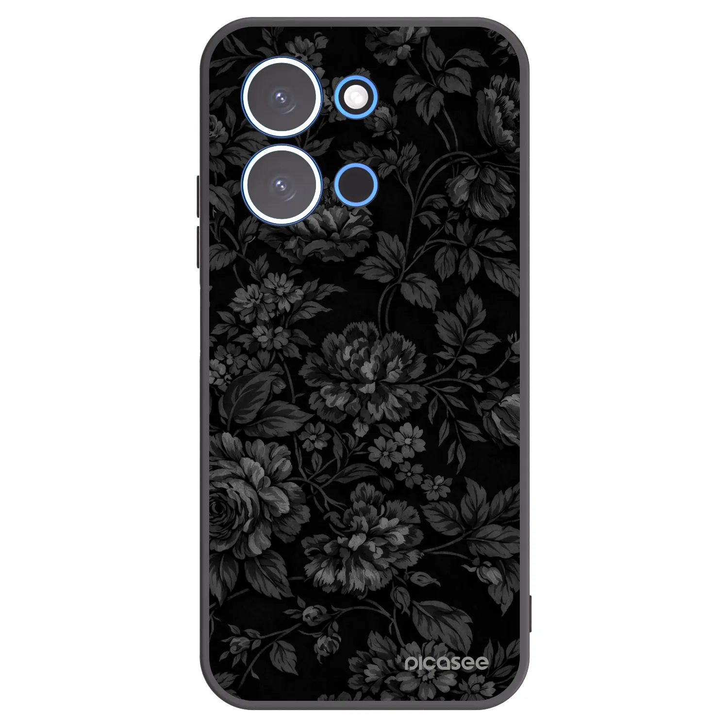 Picasee silikonowe czarne etui na Xiaomi Redmi 15C 4G - Dark Romance