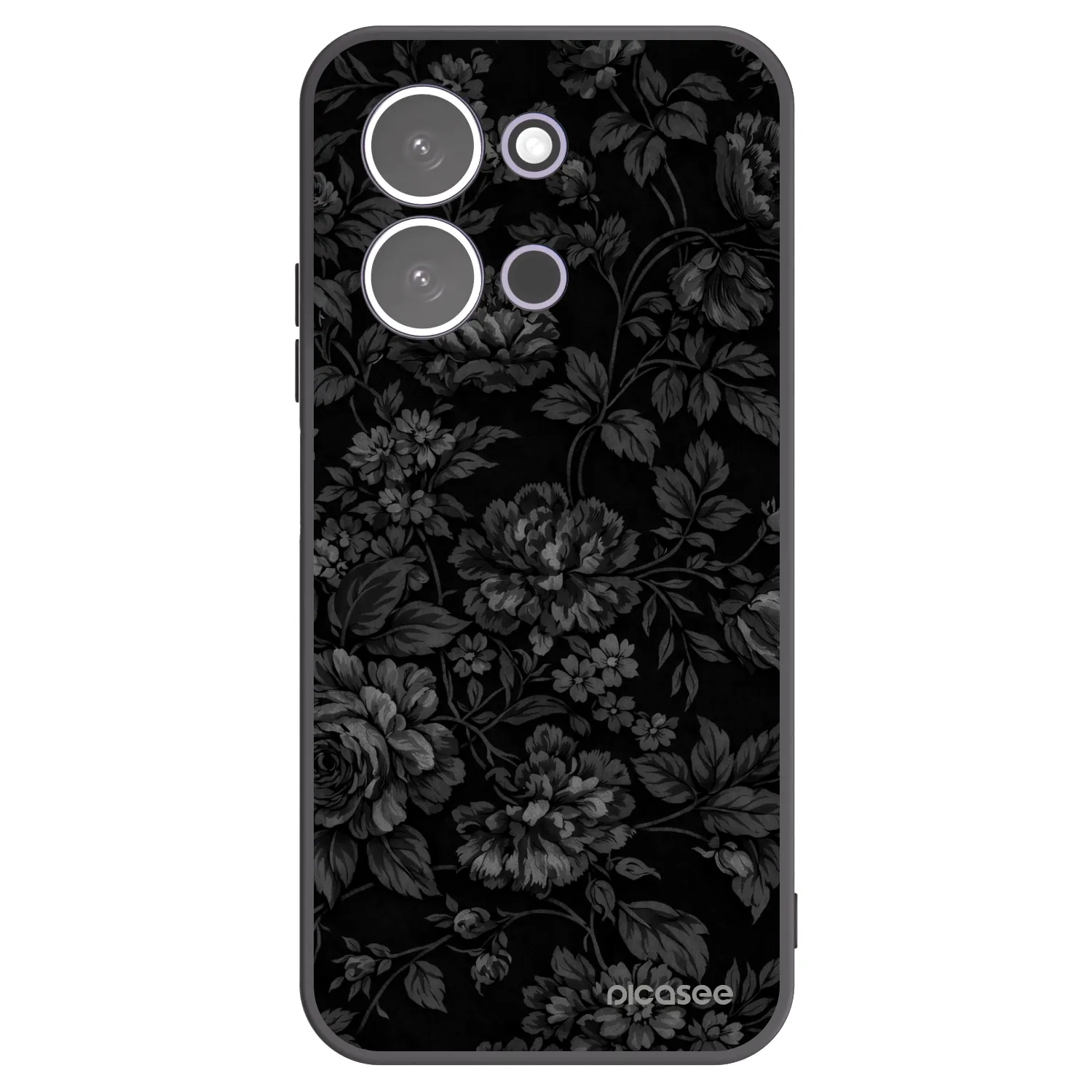 Picasee silikonowe czarne etui na Xiaomi Redmi 15C 5G - Dark Romance