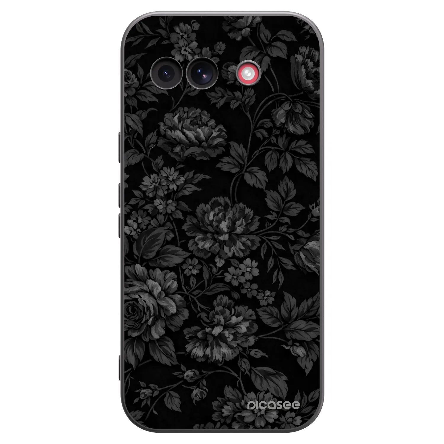 Picasee silikonowe czarne etui na Google Pixel 10a - Dark Romance