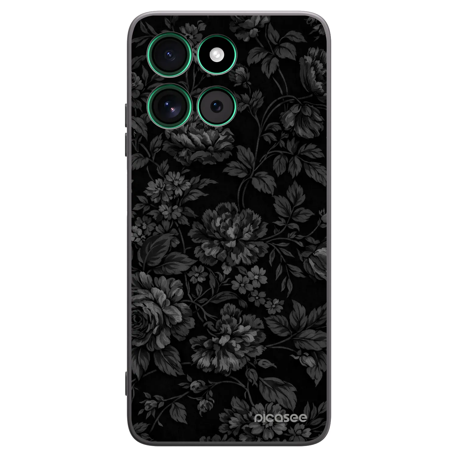 Picasee silikonowe czarne etui na Motorola Moto G57 Power - Dark Romance