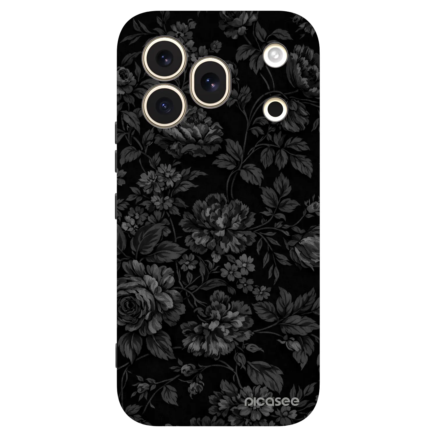 Picasee silikonowe czarne etui na Honor 600 Pro - Dark Romance