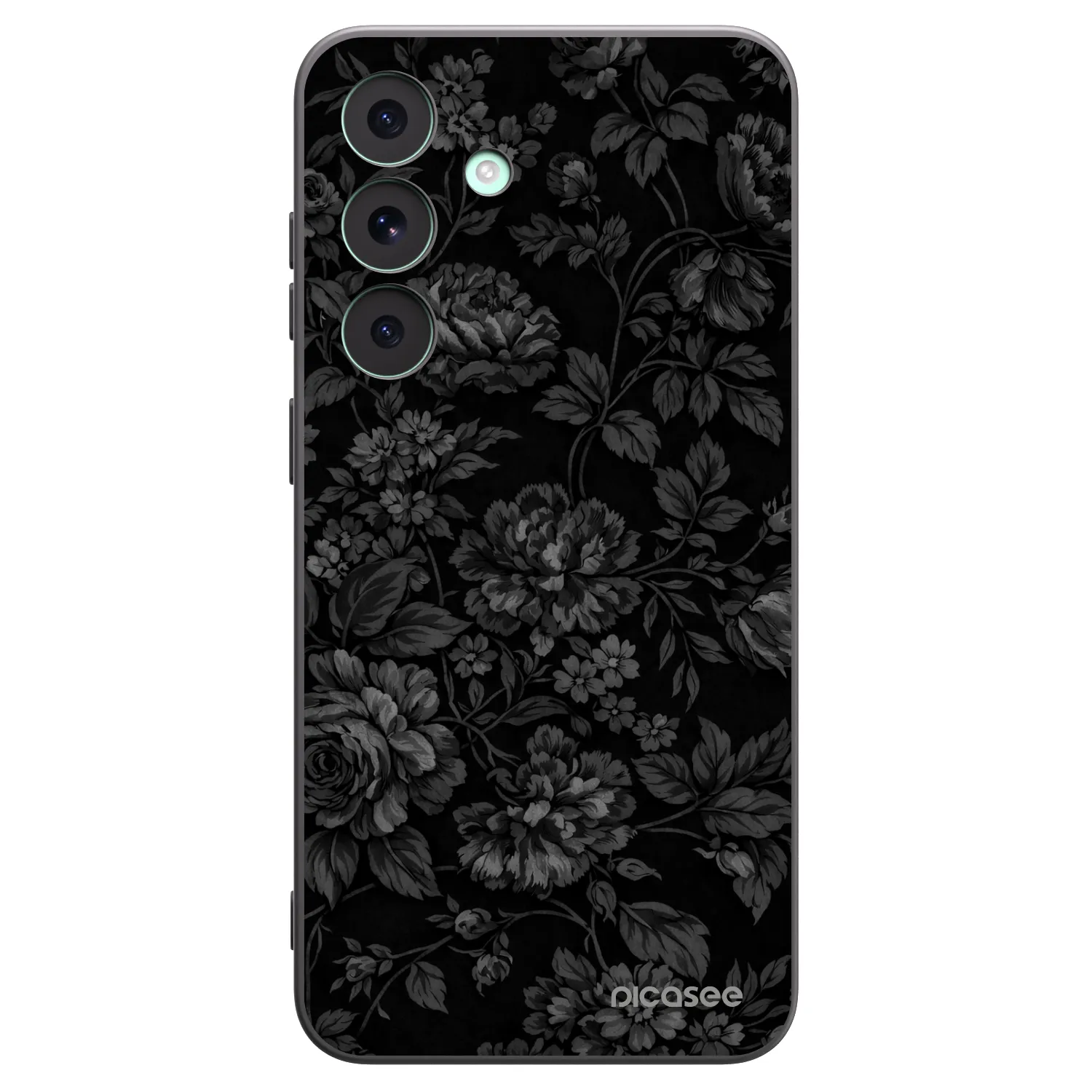 Picasee silikonowe czarne etui na Samsung Galaxy S26 FE - Dark Romance