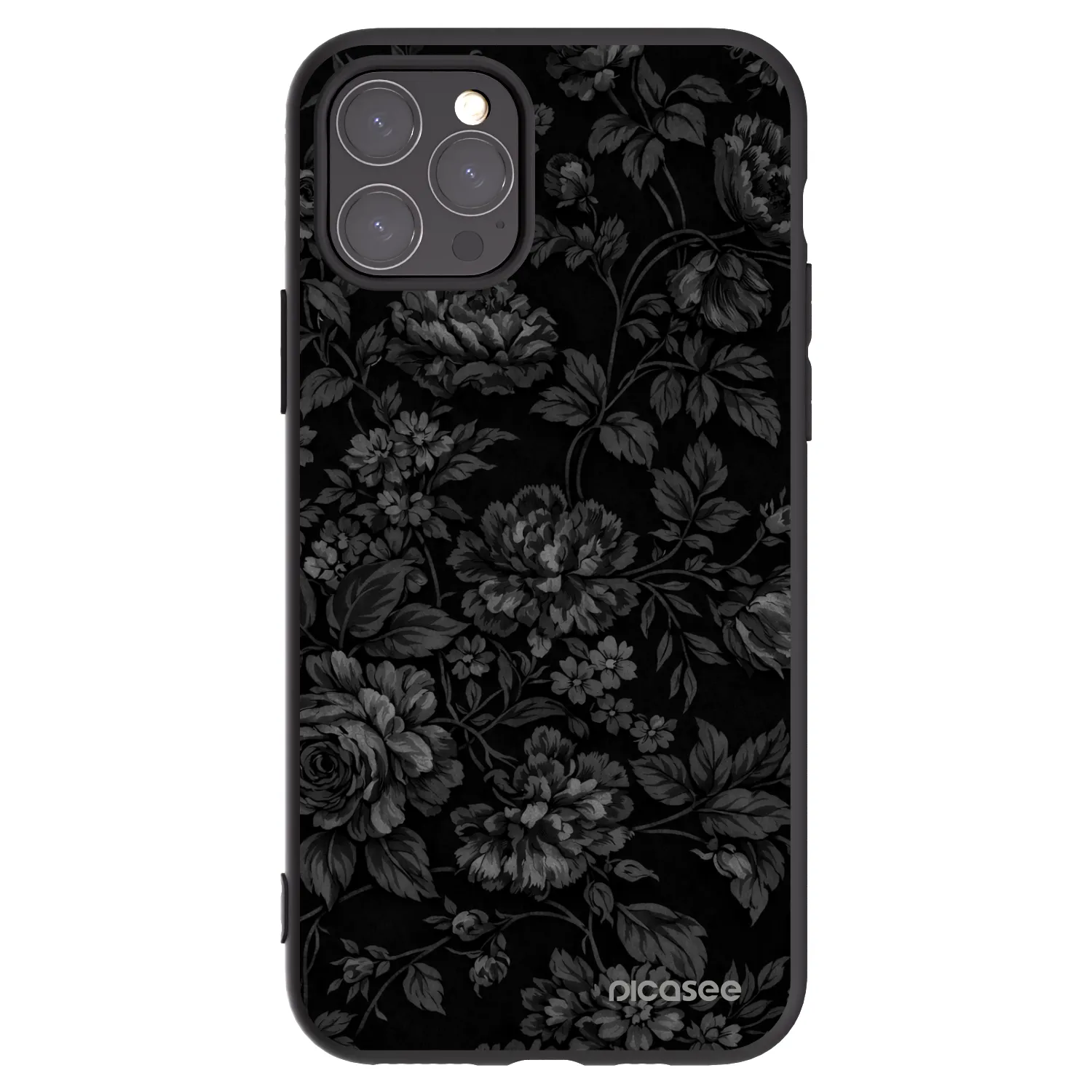 Picasee silikonowe czarne etui na Apple iPhone 11 Pro - Dark Romance