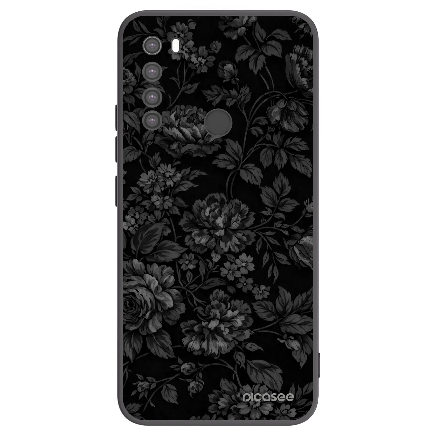 Picasee silikonowe czarne etui na Xiaomi Redmi Note 8 - Dark Romance