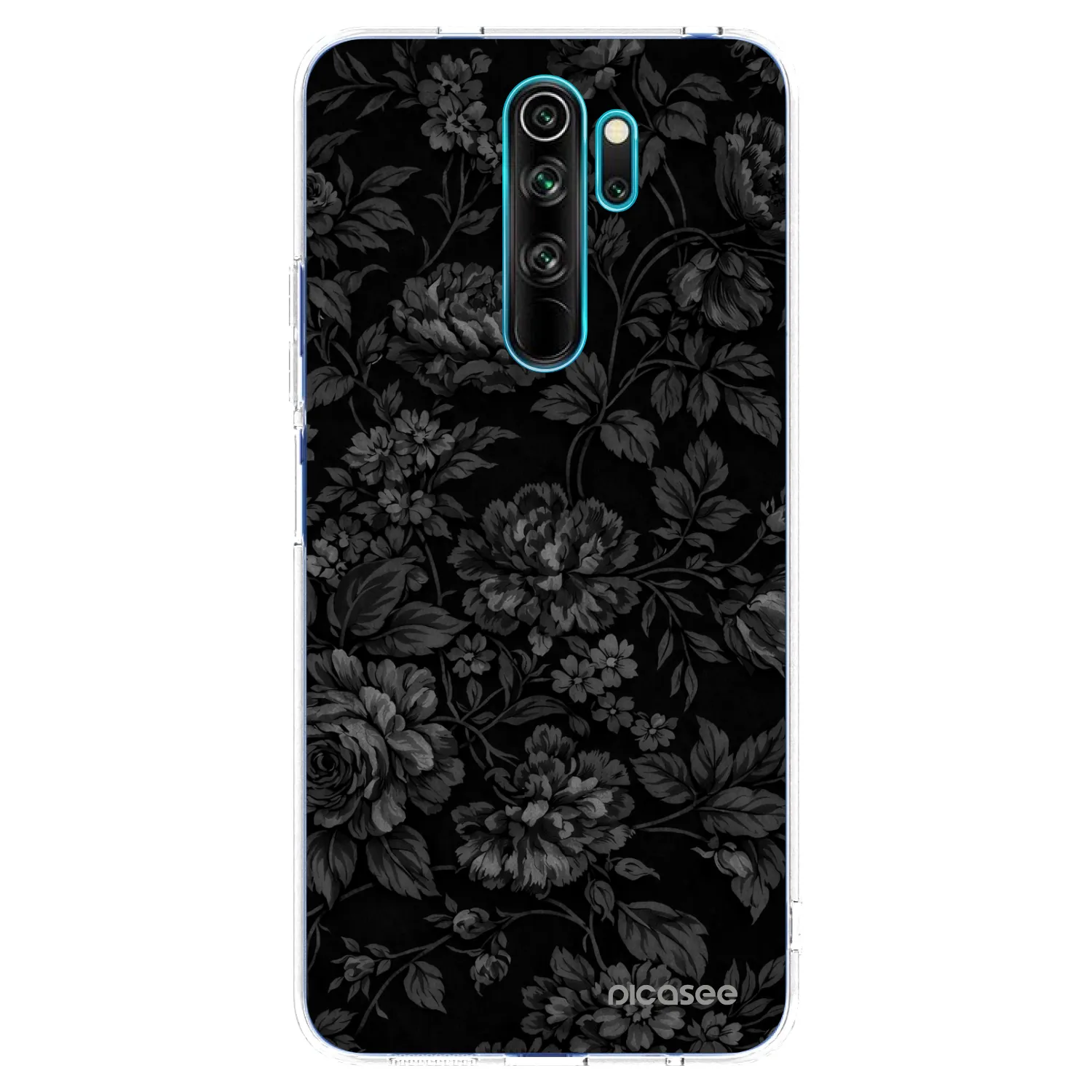 Picasee silikonowe przeźroczyste etui na Xiaomi Redmi Note 8 Pro - Dark Romance