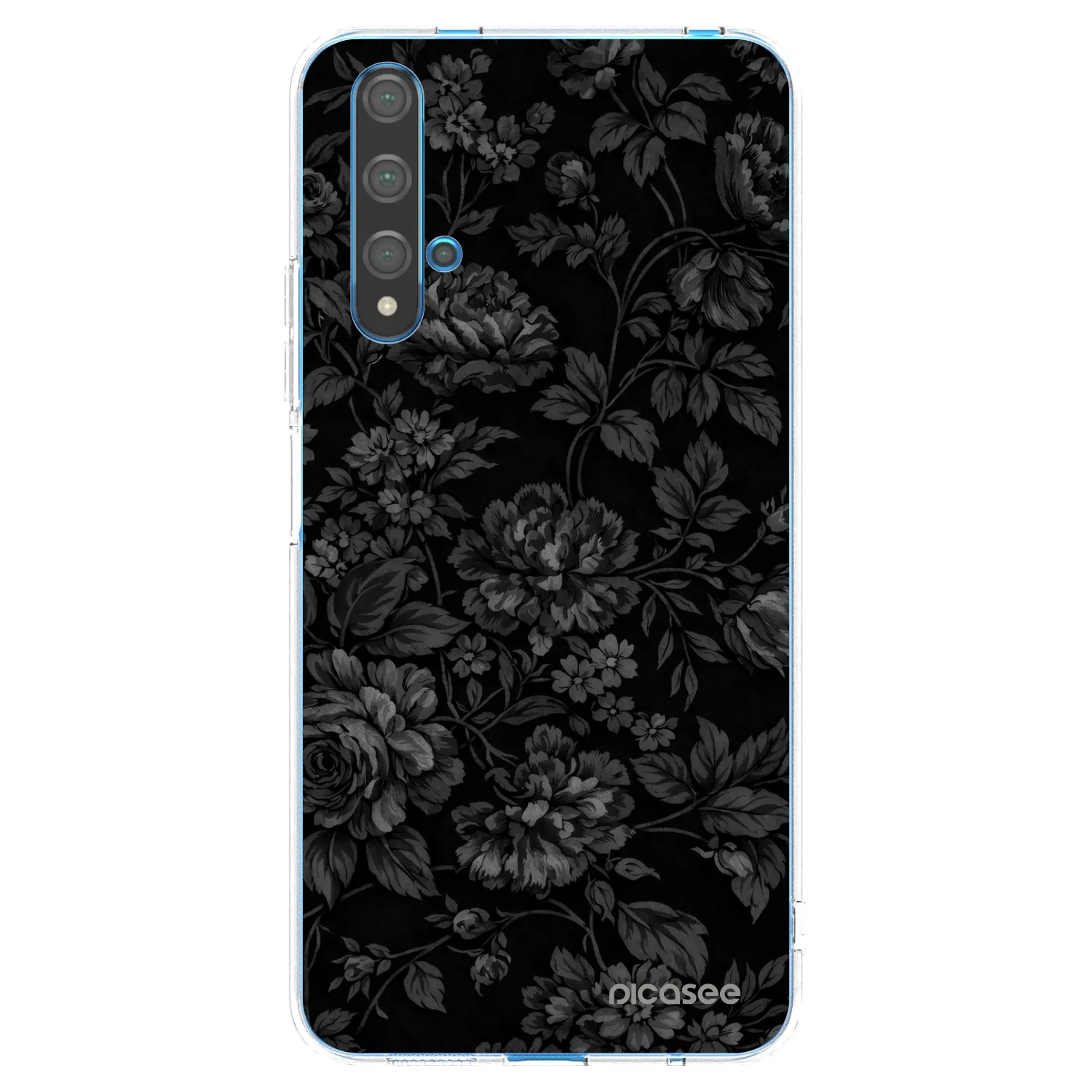Picasee silikonowe przeźroczyste etui na Huawei Nova 5T - Dark Romance