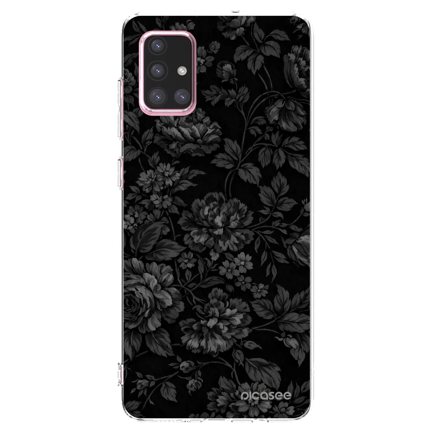 Picasee silikonowe przeźroczyste etui na Samsung Galaxy A71 A715F - Dark Romance