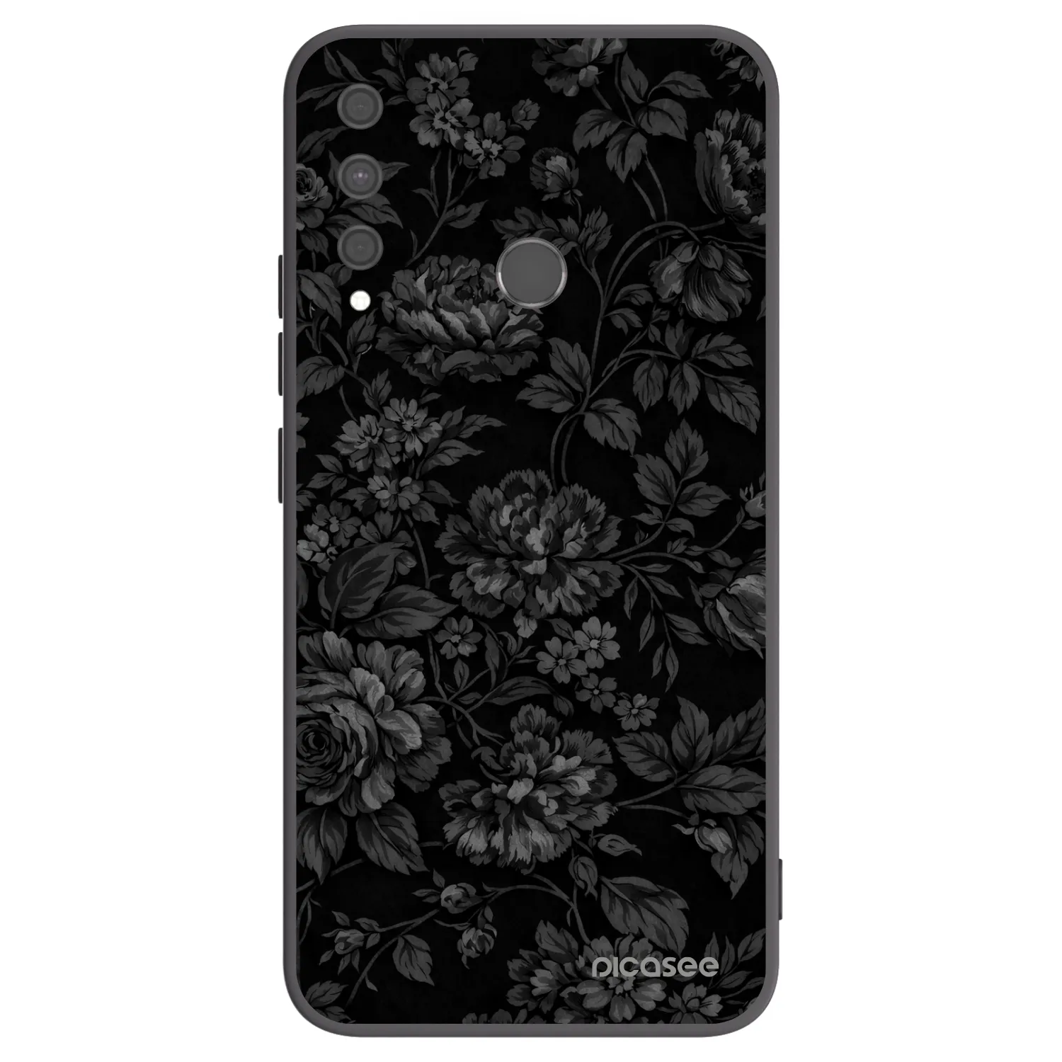 Picasee silikonowe czarne etui na Huawei P40 Lite E - Dark Romance