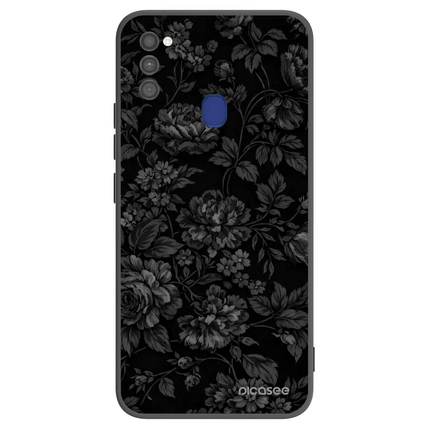 Picasee silikonowe czarne etui na Samsung Galaxy M21 M215F - Dark Romance