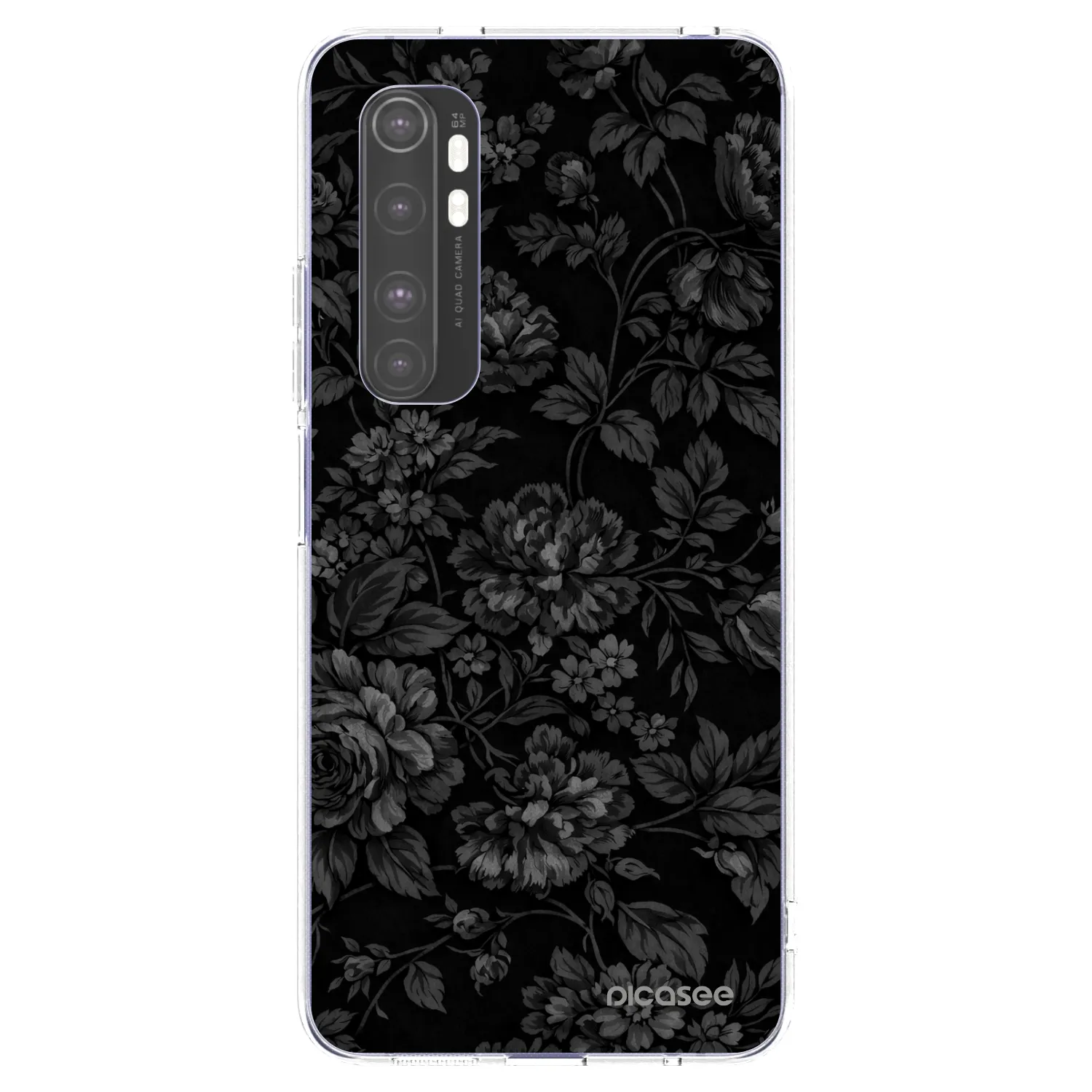 Picasee silikonowe przeźroczyste etui na Xiaomi Mi Note 10 Lite - Dark Romance