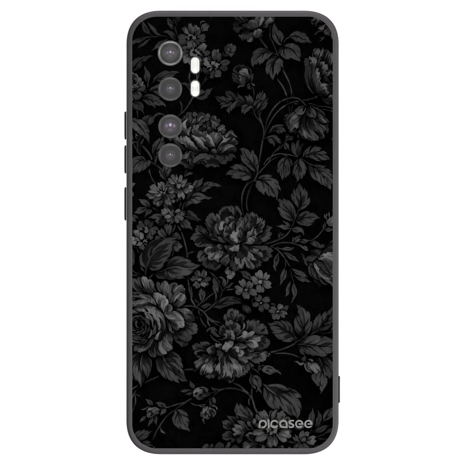 Picasee silikonowe czarne etui na Xiaomi Mi Note 10 Lite - Dark Romance