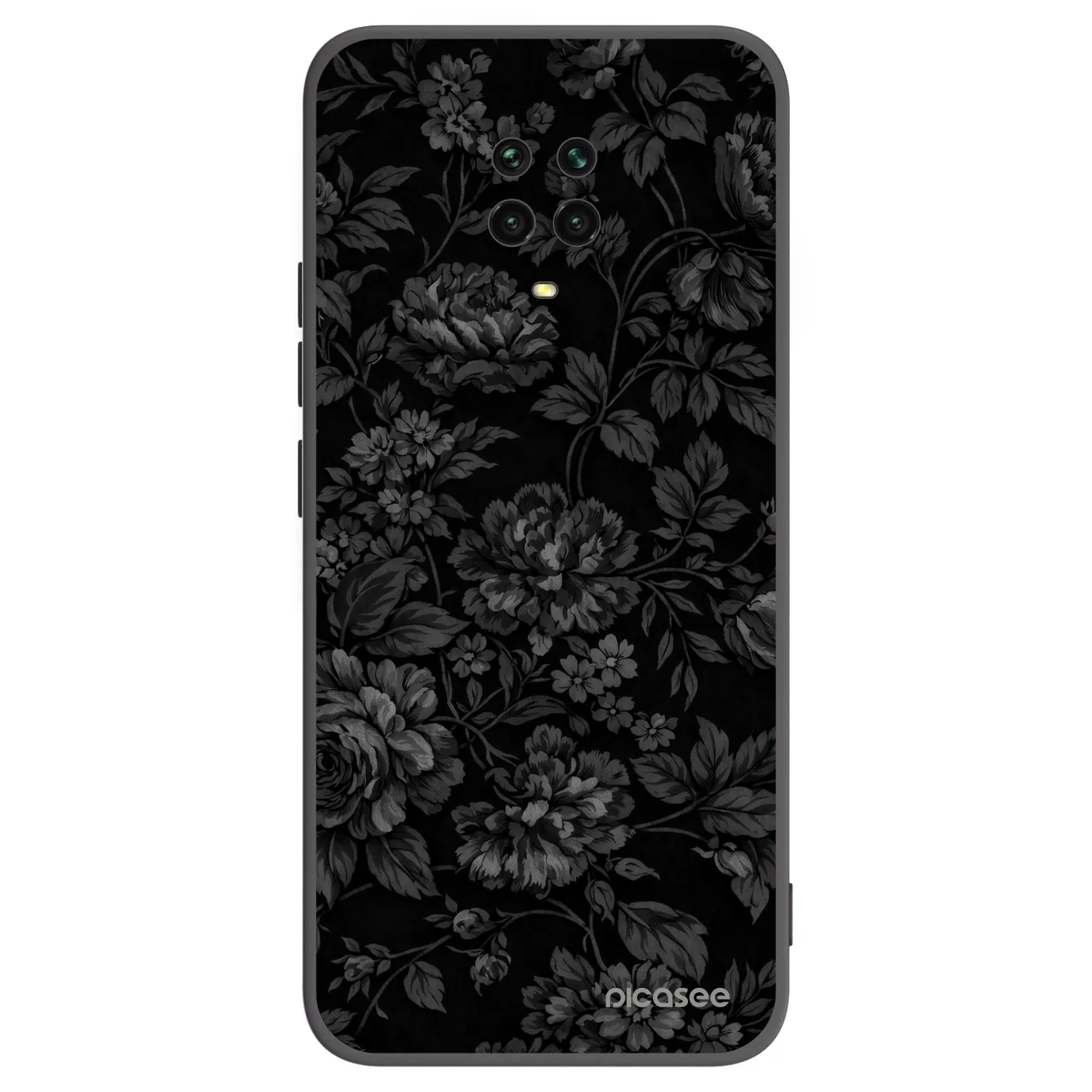 Picasee silikonowe czarne etui na Xiaomi Redmi Note 9S - Dark Romance
