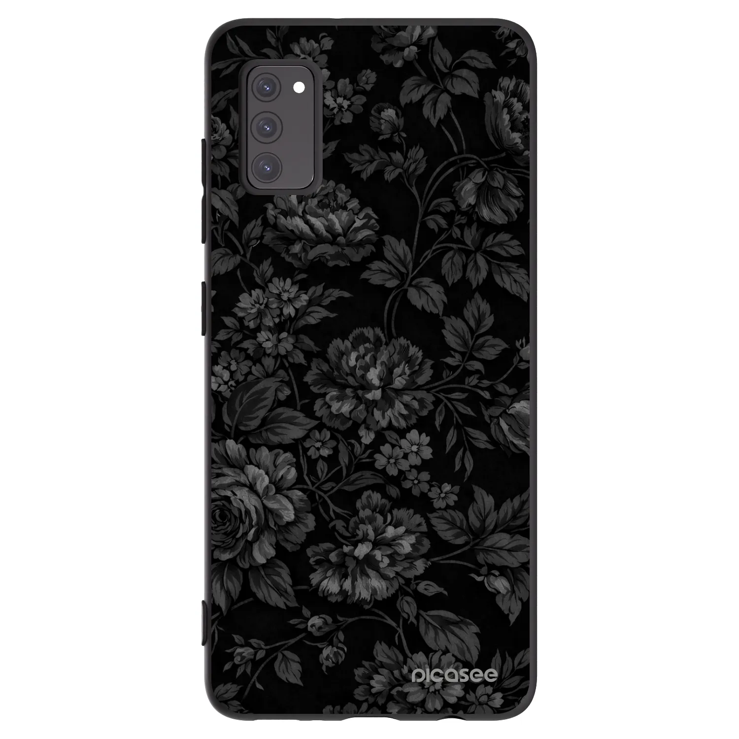 Picasee silikonowe czarne etui na Samsung Galaxy A41 A415F - Dark Romance