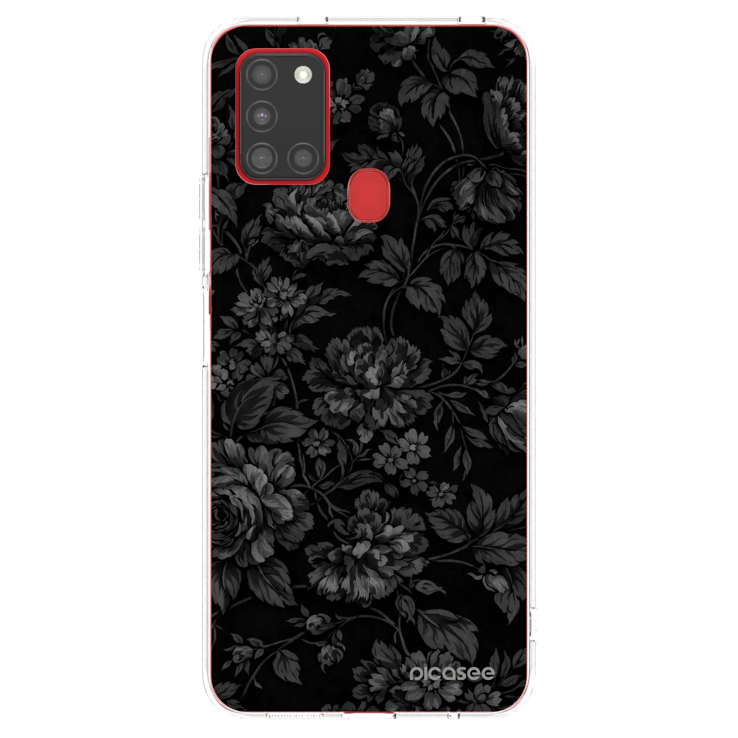 Picasee silikonowe przeźroczyste etui na Samsung Galaxy A21s - Dark Romance