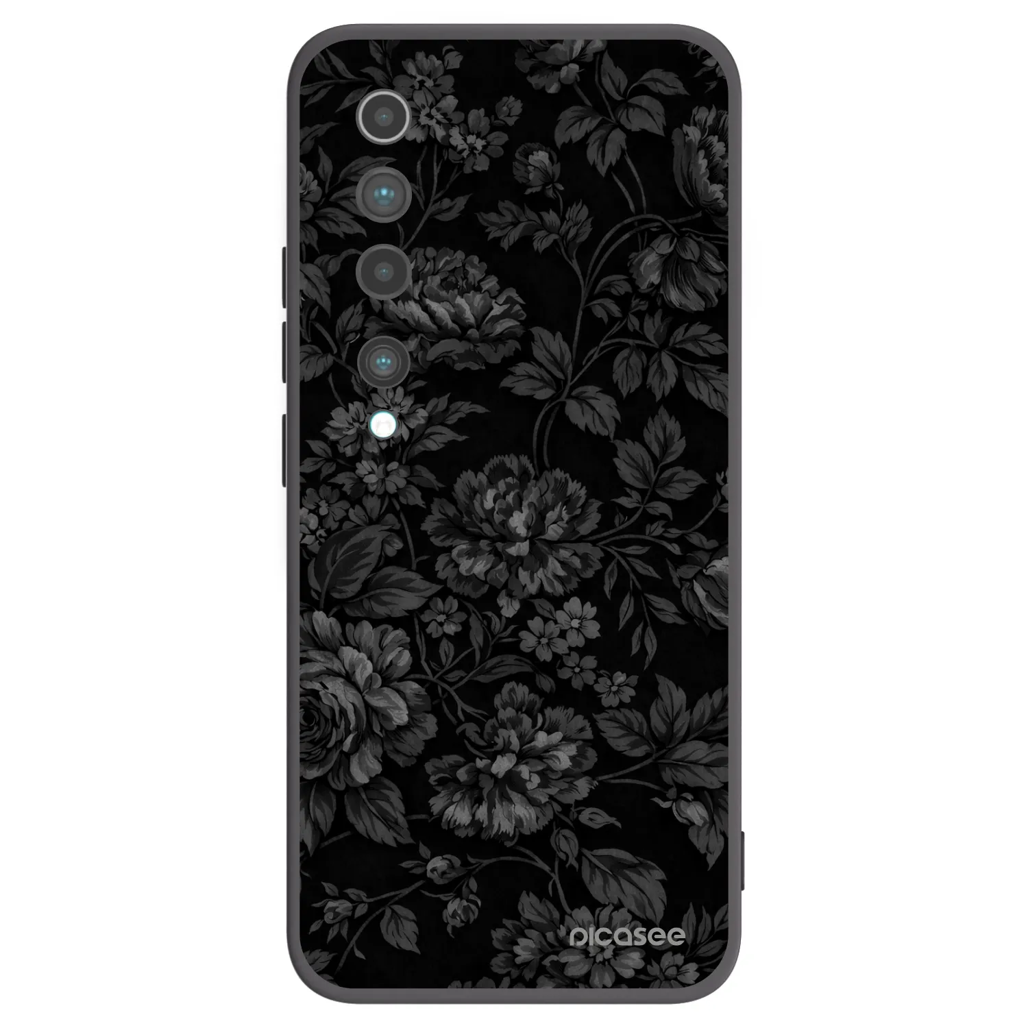 Picasee silikonowe czarne etui na Xiaomi Mi 10 - Dark Romance