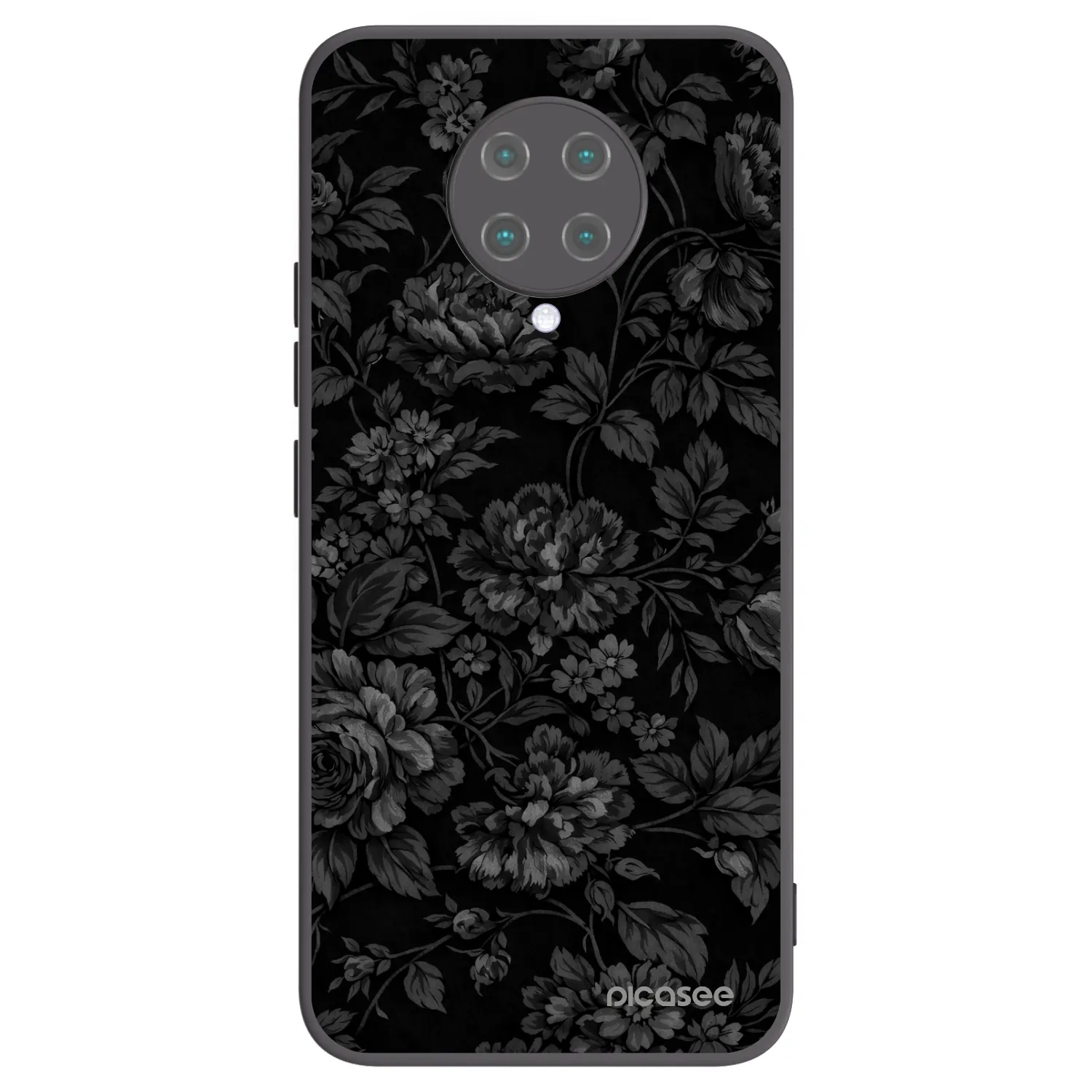 Picasee silikonowe czarne etui na Xiaomi Poco F2 Pro - Dark Romance