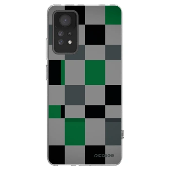 Picasee silikonowe przeźroczyste etui na Xiaomi Redmi Note 11 Pro 5G - Block Grid