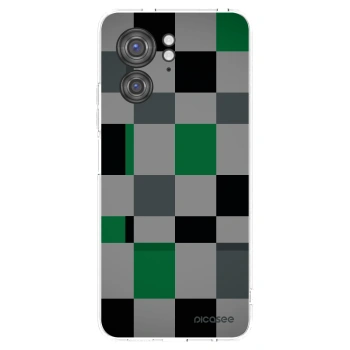Picasee silikonowe przeźroczyste etui na Motorola Edge 40 - Block Grid