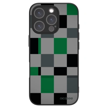 Picasee ULTIMATE CASE MagSafe pro Apple iPhone 16 Pro - Block Grid