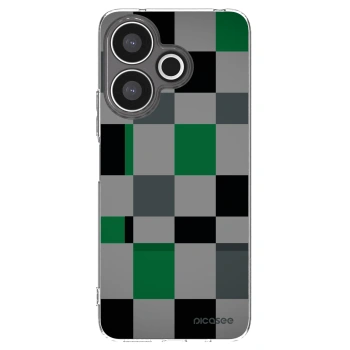 Picasee silikonowe przeźroczyste etui na Xiaomi Redmi 13 4G - Block Grid