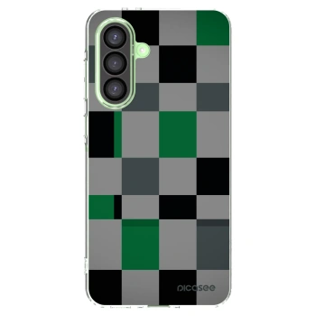 Picasee silikonowe przeźroczyste etui na Samsung Galaxy A26 5G A266B - Block Grid