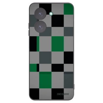 Picasee silikonowe czarne etui na Xiaomi Redmi A5 - Block Grid