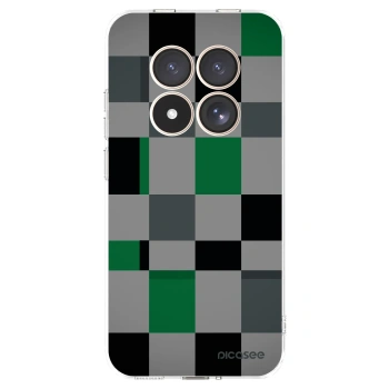 Picasee silikonowe przeźroczyste etui na Xiaomi Redmi Note 15 Pro 4G - Block Grid