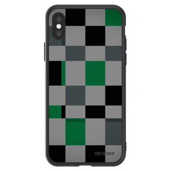 Picasee ULTIMATE CASE na Apple iPhone X/XS - Block Grid