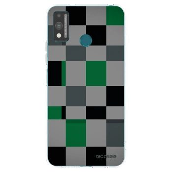 Etui na Honor 9X Lite - Block Grid