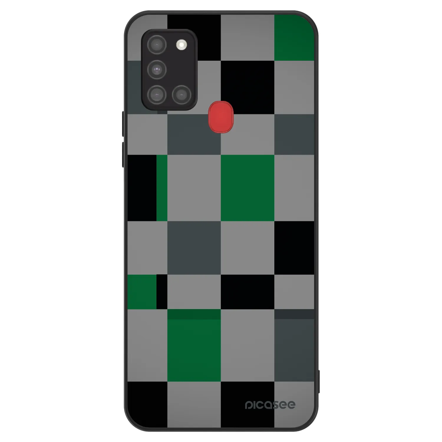 Picasee ULTIMATE CASE na Samsung Galaxy A21s - Block Grid