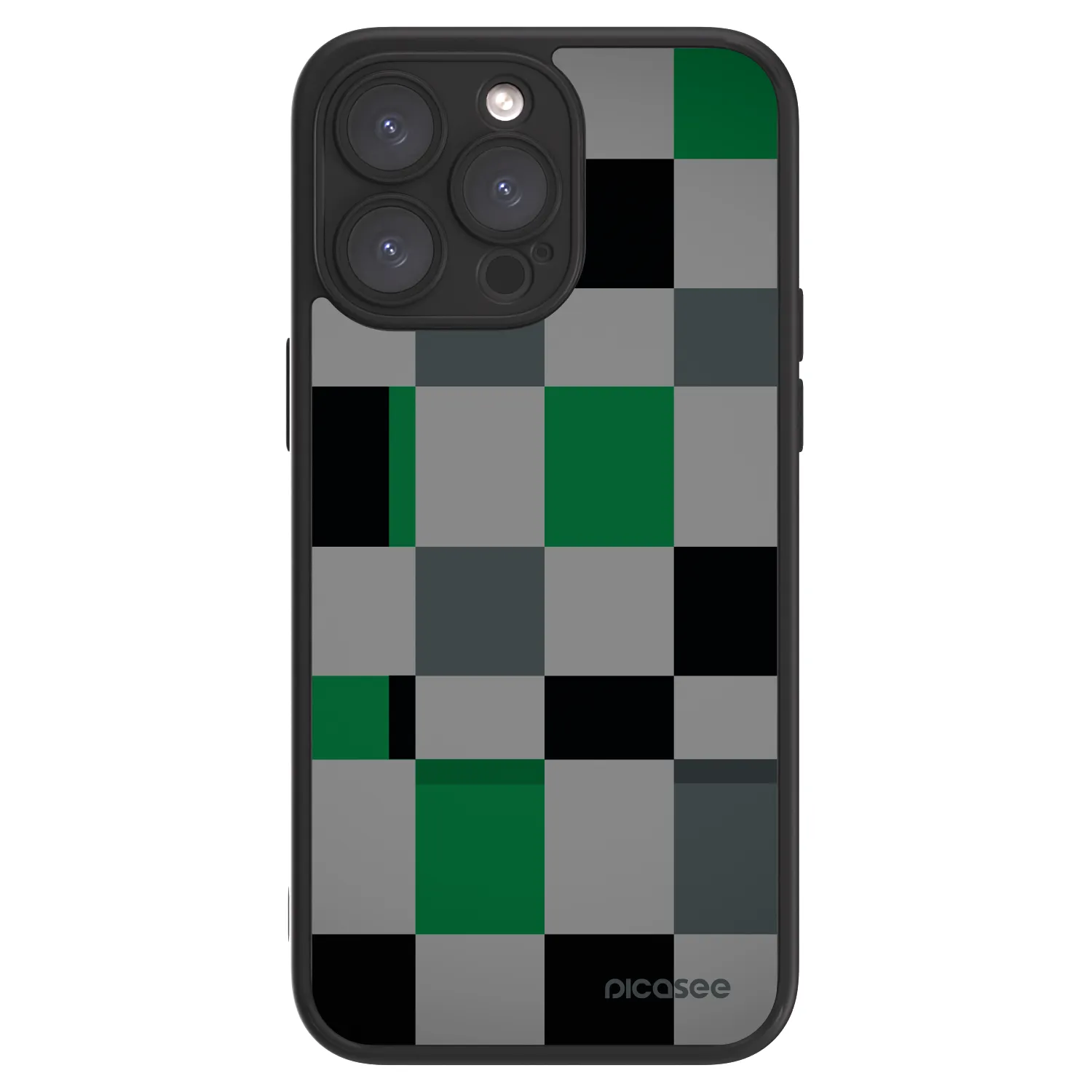 Picasee ULTIMATE CASE MagSafe pro Apple iPhone 15 Pro Max - Block Grid