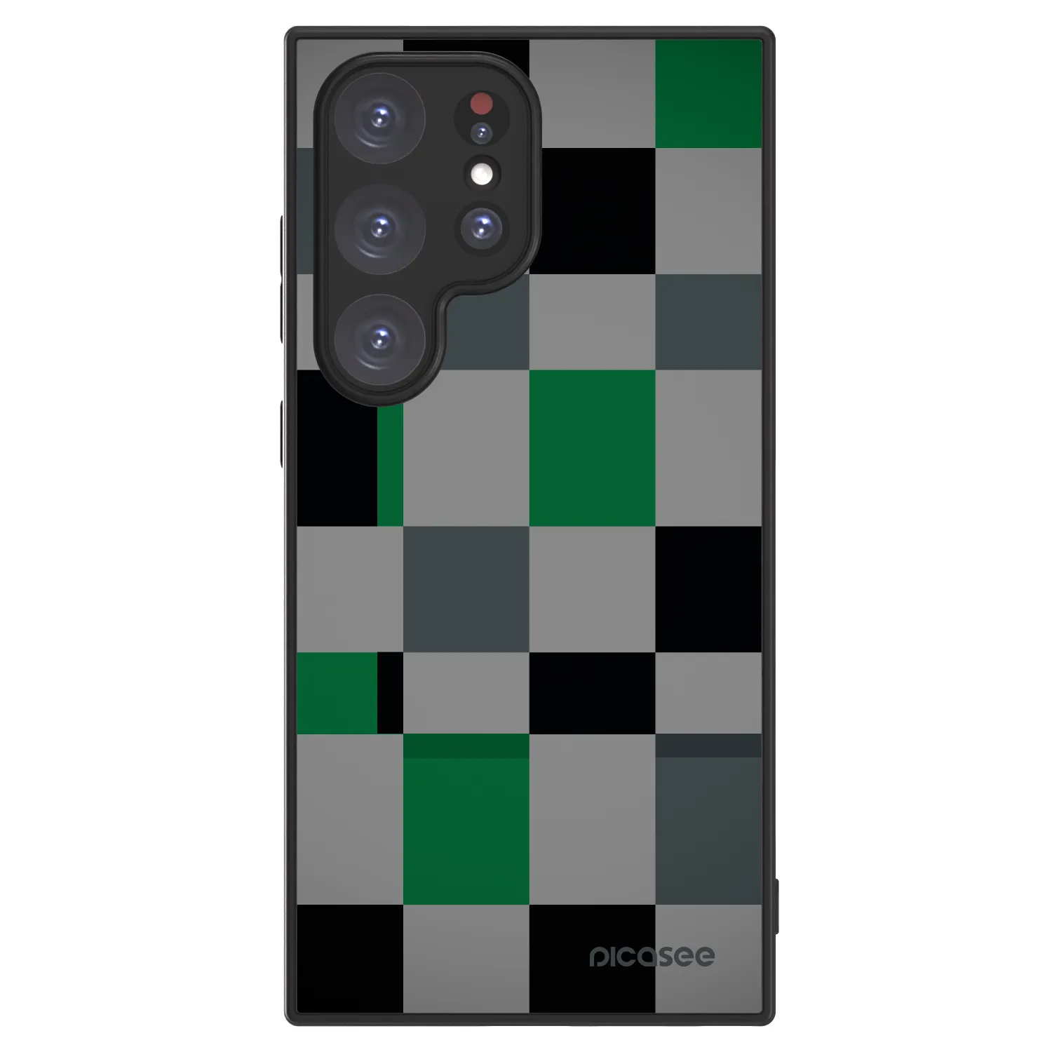 Picasee ULTIMATE CASE PowerShare pro Samsung Galaxy S24 Ultra S928B 5G - Block Grid