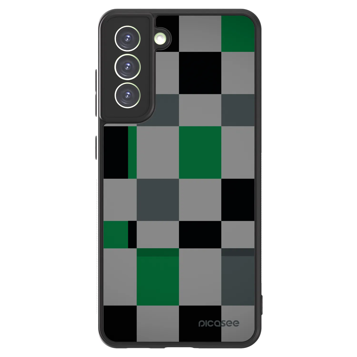 Picasee ULTIMATE CASE PowerShare pro Samsung Galaxy S21 FE 5G - Block Grid