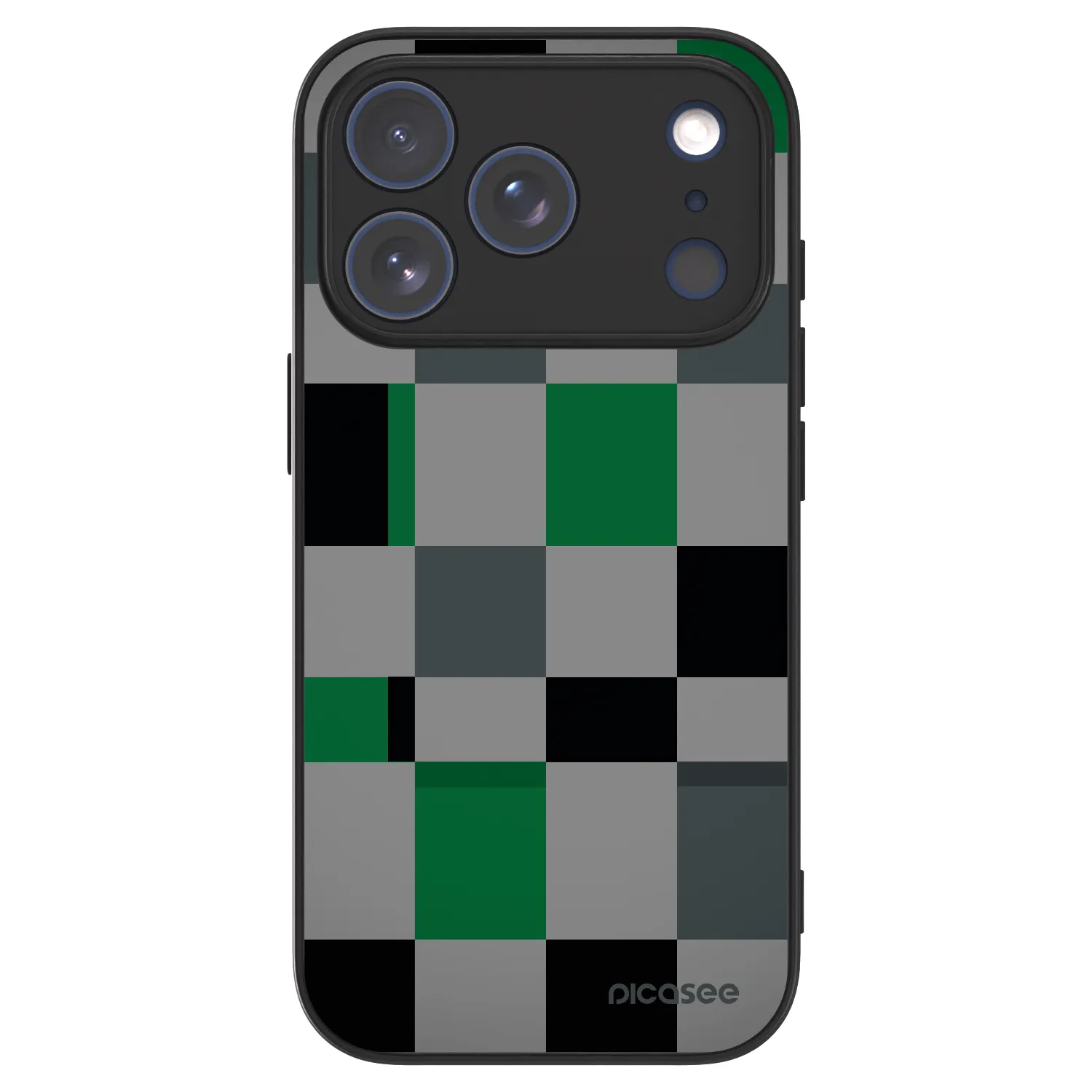 Picasee ULTIMATE CASE MagSafe pro Apple iPhone 17 Pro - Block Grid