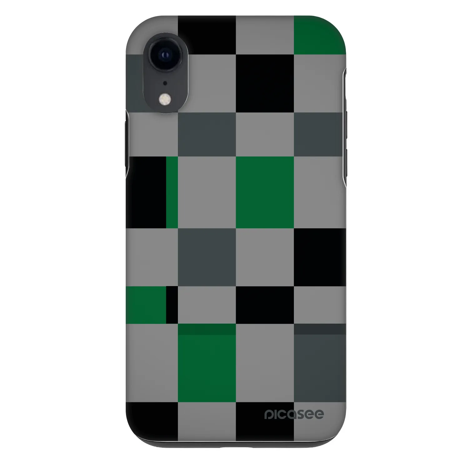 Picasee Fashion Case na Apple iPhone XR - Block Grid
