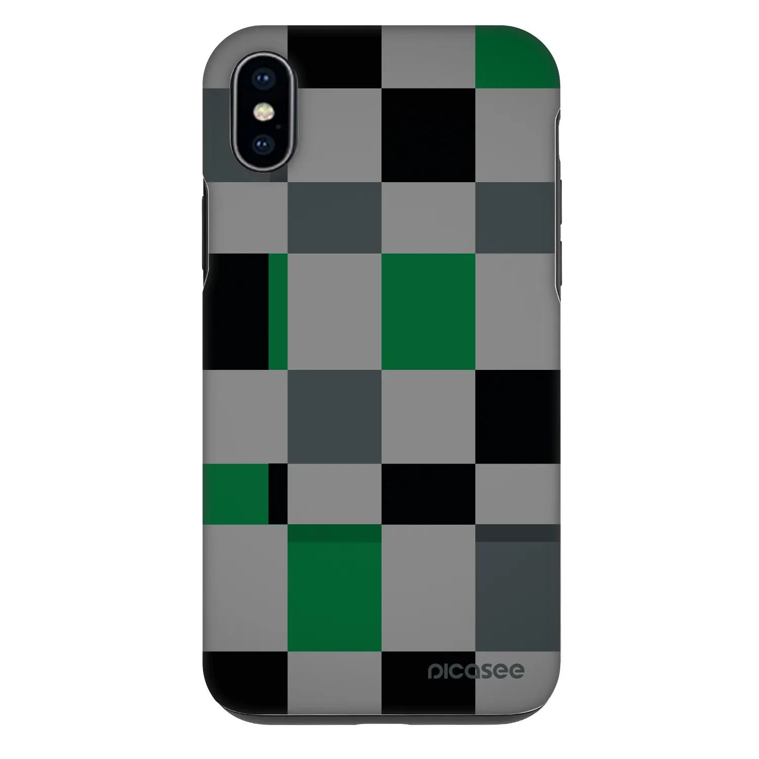 Picasee Fashion Case na Apple iPhone XS Max - Block Grid