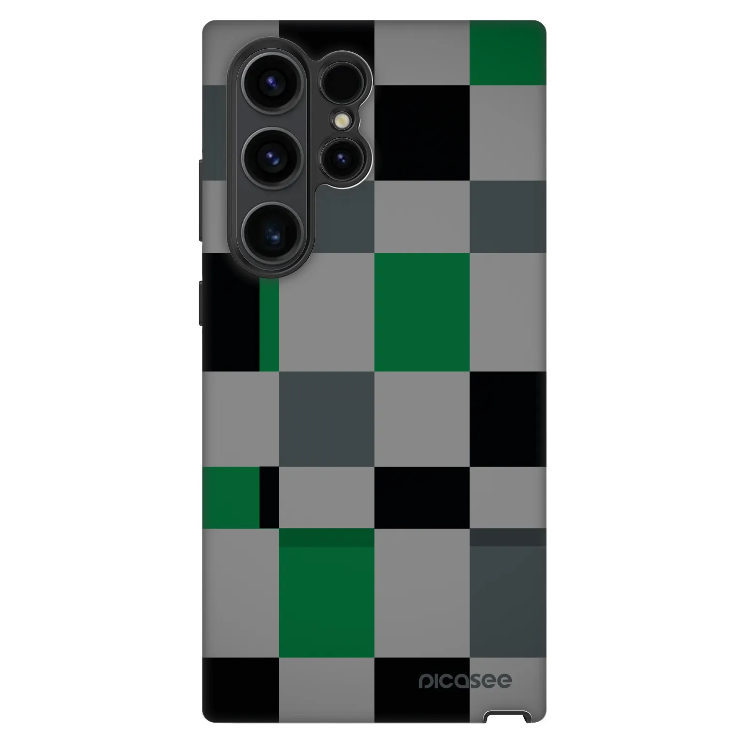 Picasee Fashion Case na Samsung Galaxy S23 Ultra 5G - Block Grid