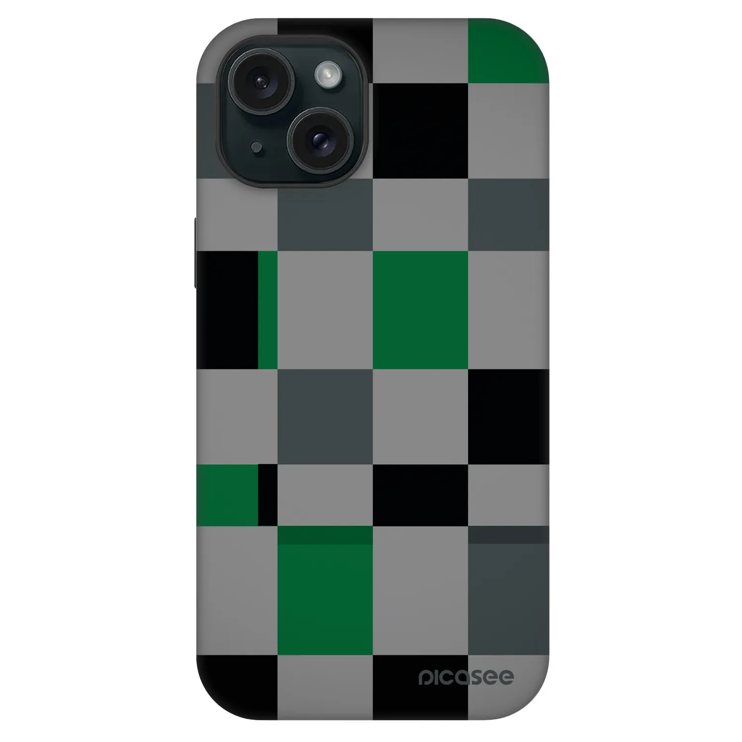 Picasee Fashion Case MagSafe na Apple iPhone 15 - Block Grid