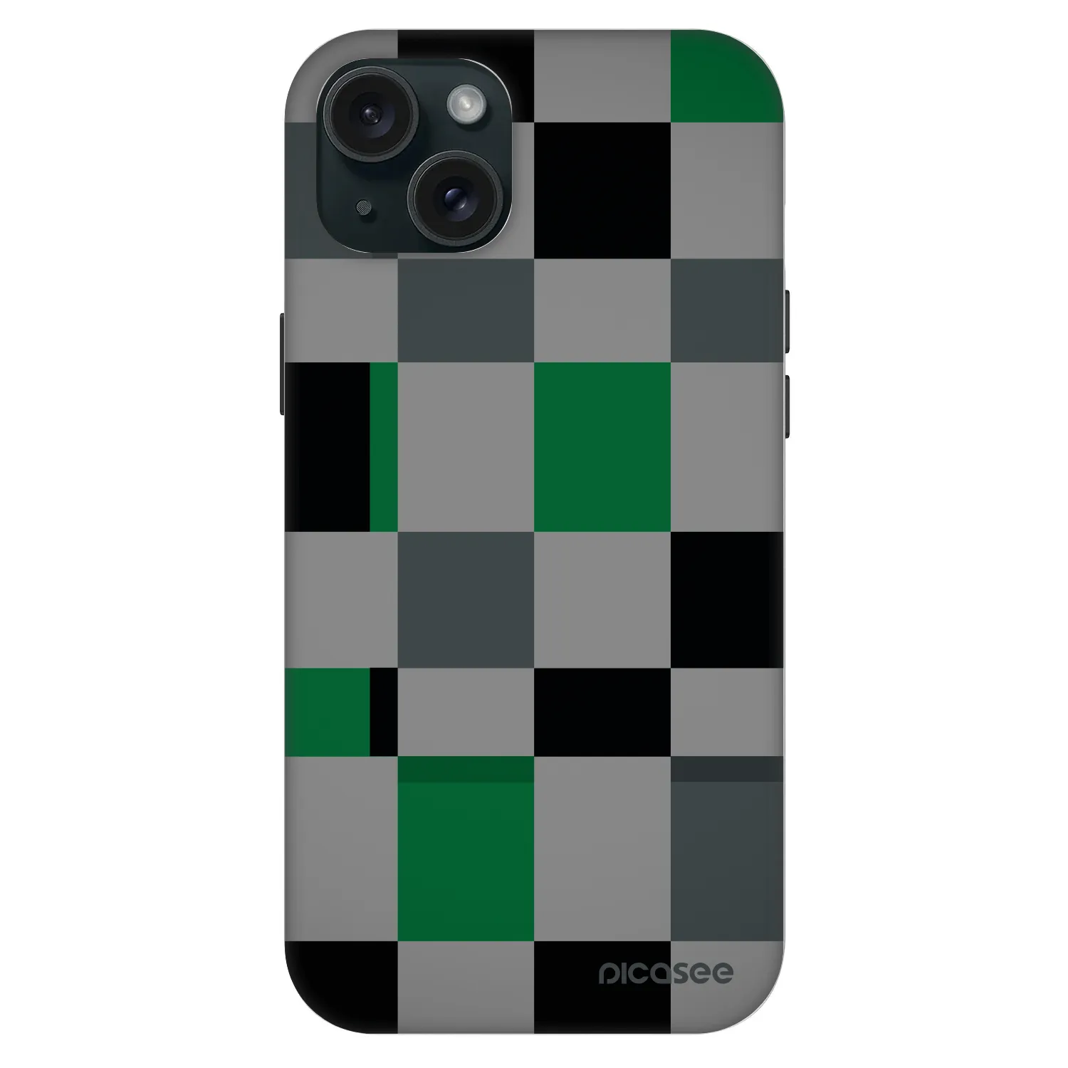 Picasee Fashion Case MagSafe na Apple iPhone 15 Plus - Block Grid