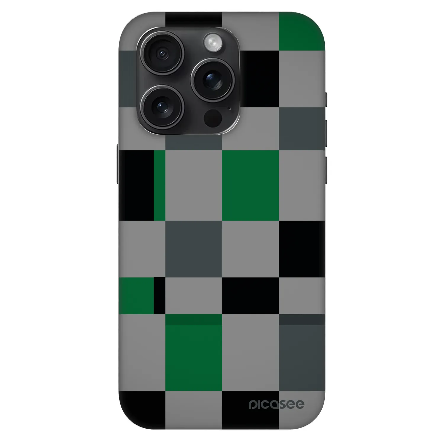 Picasee Fashion Case MagSafe na Apple iPhone 15 Pro - Block Grid