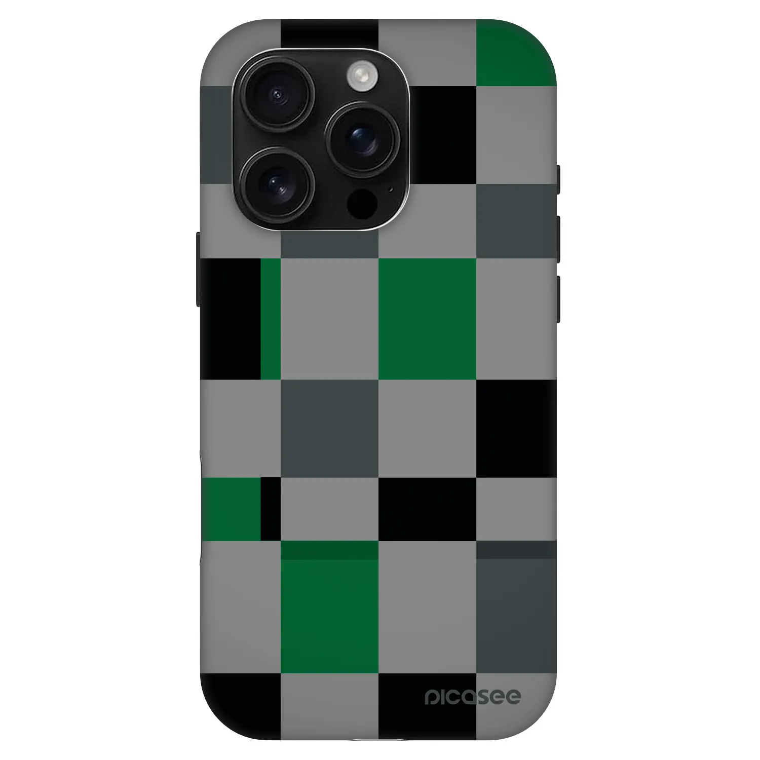 Picasee Fashion Case MagSafe na Apple iPhone 16 Pro - Block Grid