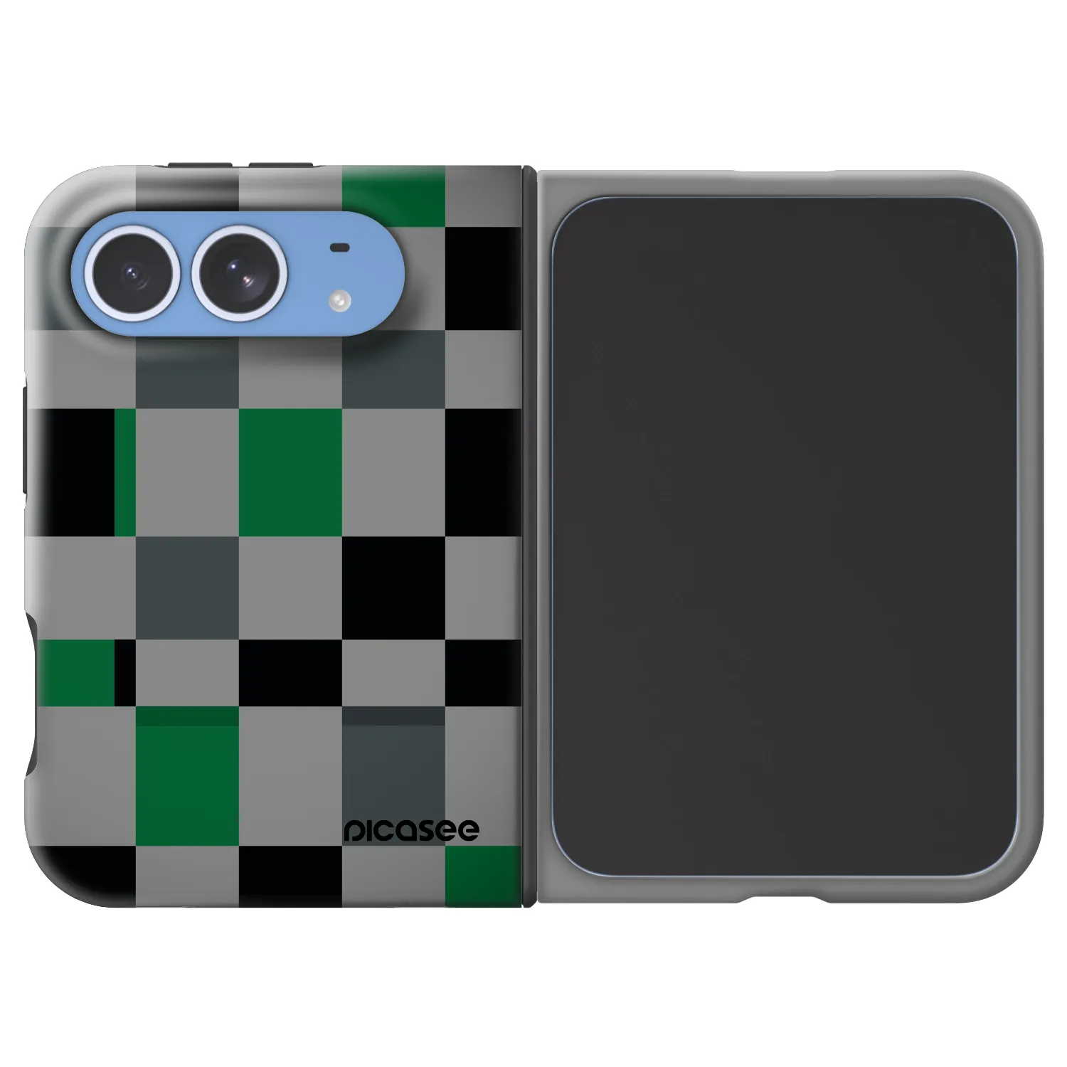 Picasee Fashion Case MagSafe na Apple iPhone Duo - Block Grid