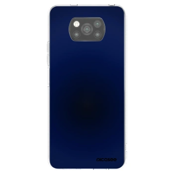 Picasee silikonowe czarne etui na Xiaomi Poco X3 - Deep Ocean