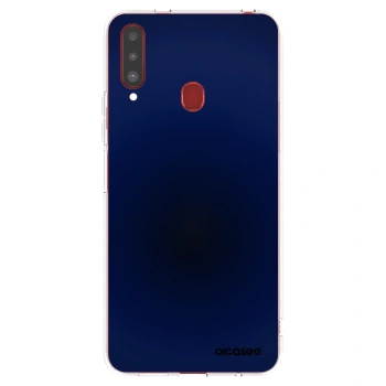 Picasee silikonowe przeźroczyste etui na Samsung Galaxy A20s - Deep Ocean