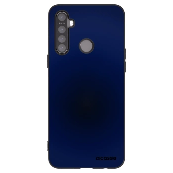 Picasee silikonowe czarne etui na Realme 5 - Deep Ocean