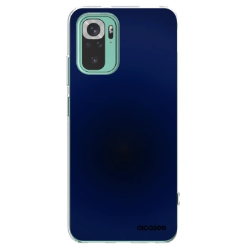Picasee silikonowe przeźroczyste etui na Xiaomi Redmi Note 10 Pro - Deep Ocean