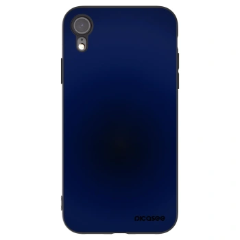 Picasee silikonowe czarne etui na Apple iPhone XR - Deep Ocean